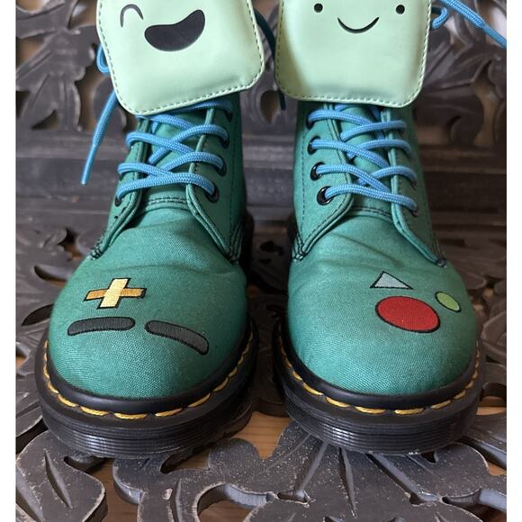 Dr. Martens x Adventure Time BMO 1460 Boots Green Canvas US 6 - Picture 7 of 14